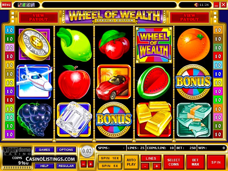 Wheel Of Wealth Slot